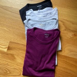 Orvis Perfect Tee, lot of 4, women's size L